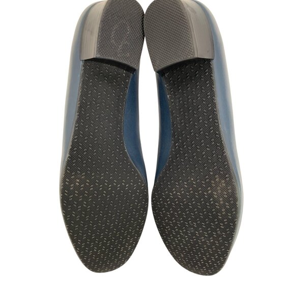 SAS Lucia Womens Leather Slip-On Low Heels Size 8M Blue Italy Z10671 Comfort - Picture 5 of 10
